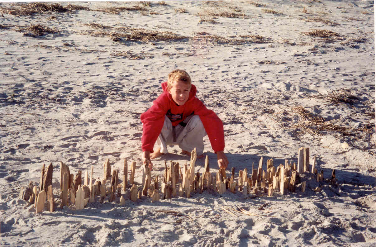 A Child's Creation of a Memorial to 9-11 w.Tyler_.jpg