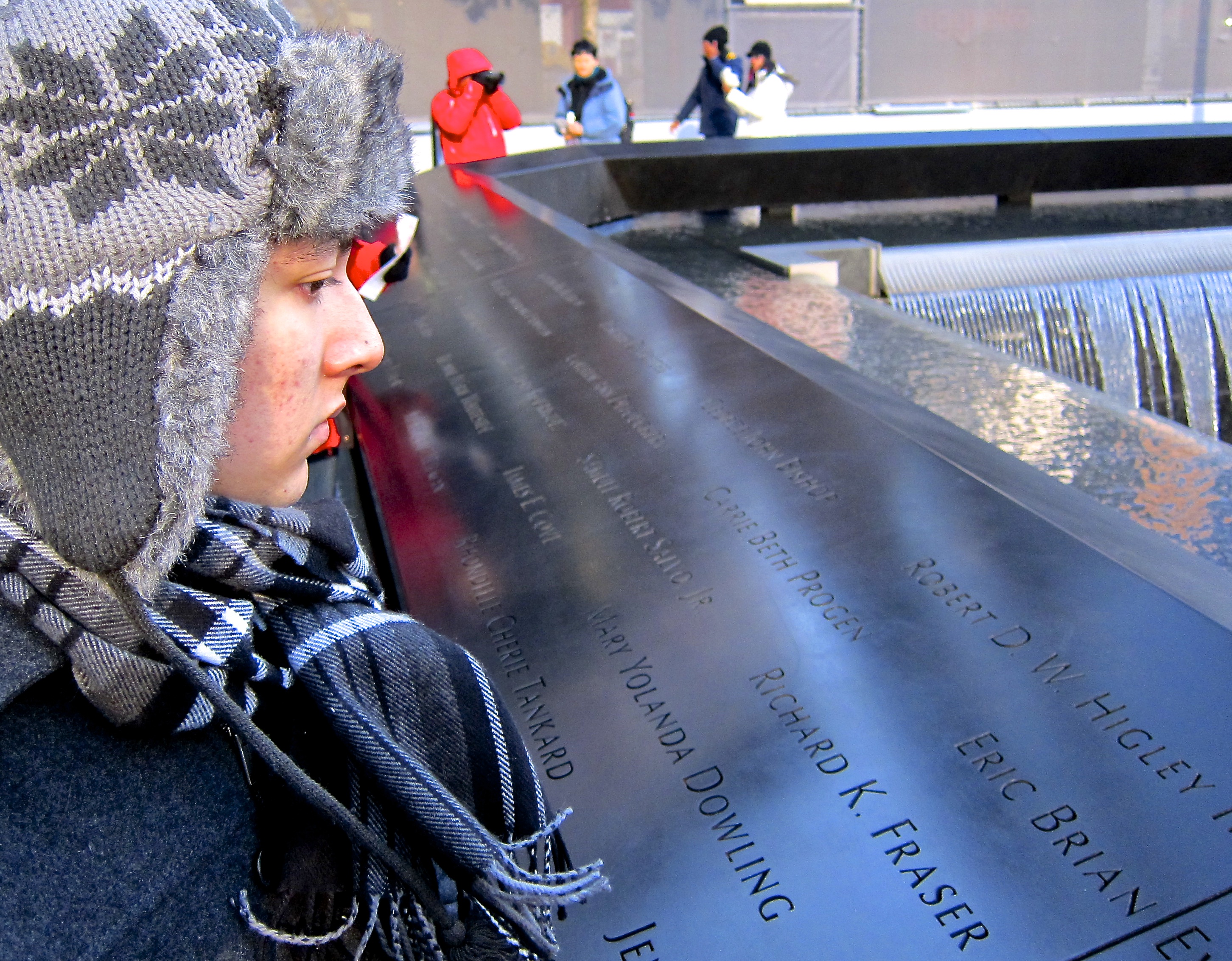 REMEMBER. Jason at the WTC Memorial. - Version 2.JPG