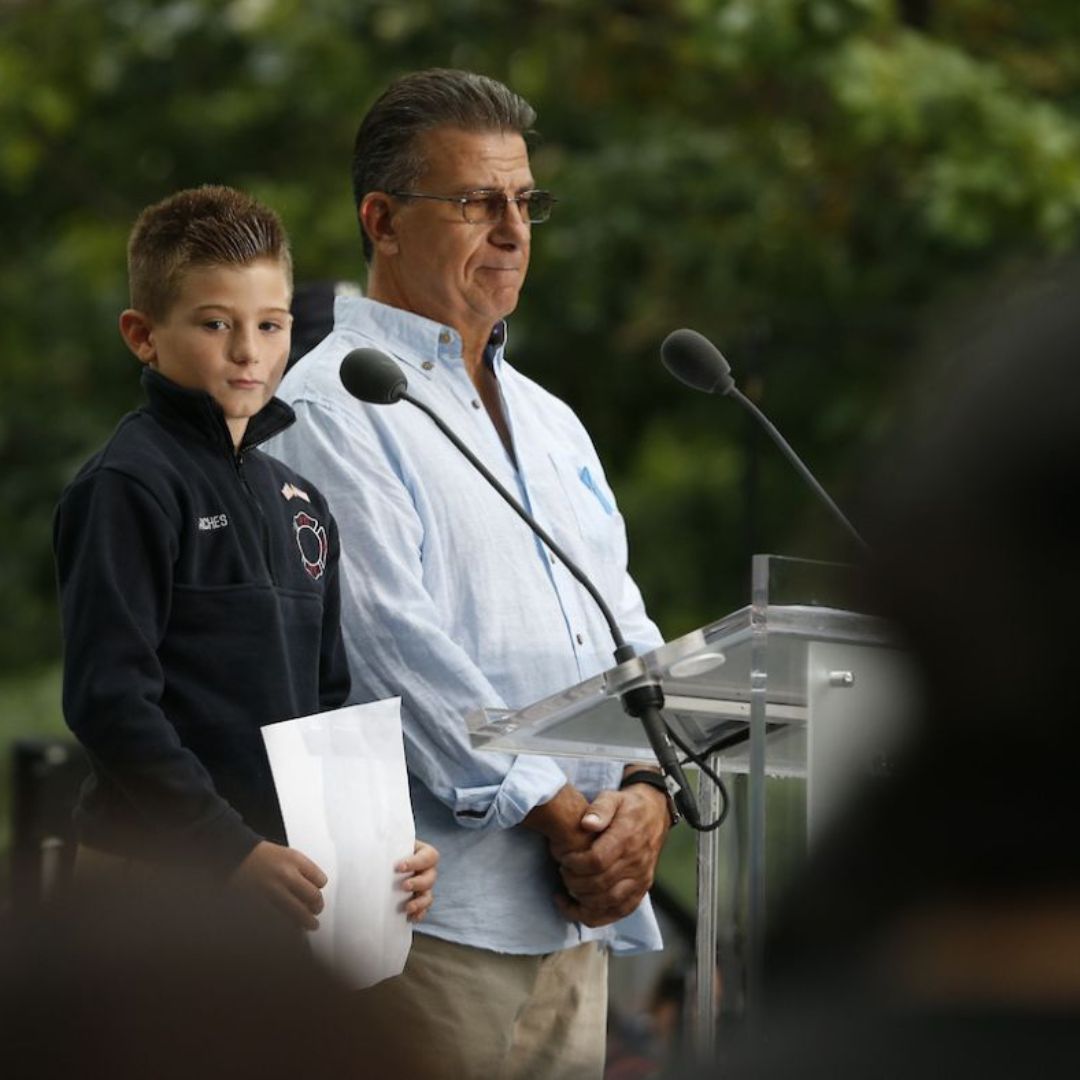 The reading of victims' names