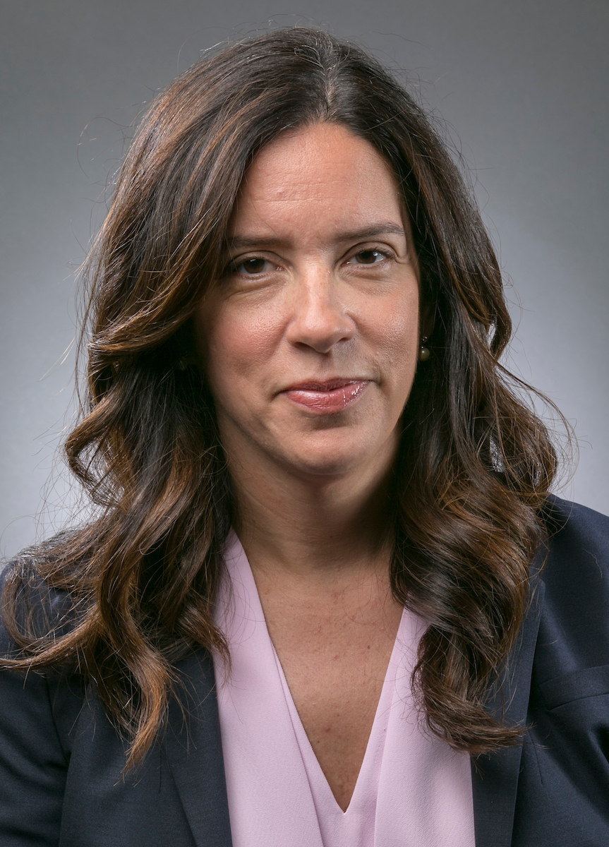 Noelle Lilien, the general counsel & board secretary for the 9/11 Memorial & Museum, smiles for a portrait photo.