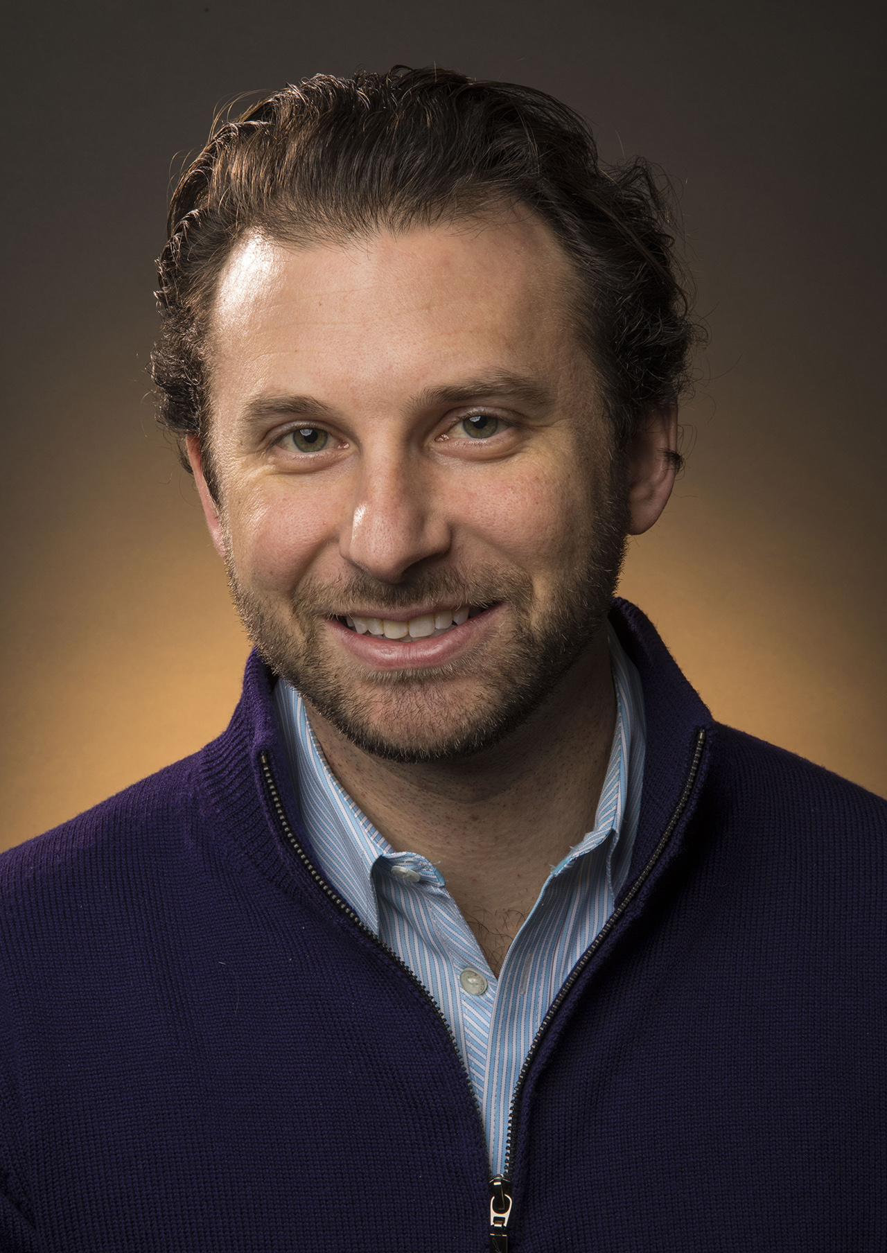 Benjamin Milakofsky, the chief of staff at the 9/11 Memorial & Museum, smiles for a portrait photo.