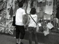 Standing with those whom we never met, but somehow, loved