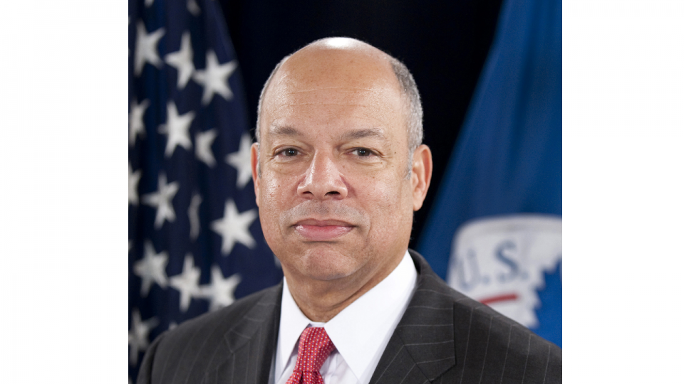 A professional headshot of Jeh Johnson